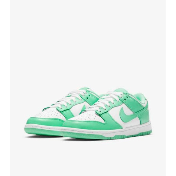 nike dunks low light green