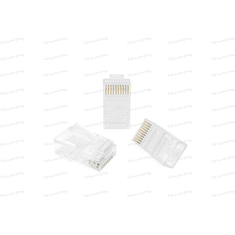 10PIN Lan หัวแลน RJ45 RJ50 ( 10C , 10พิน ) jack 10 pin lab แจ็คแบบเข้าหัวสาย 5/10หัว