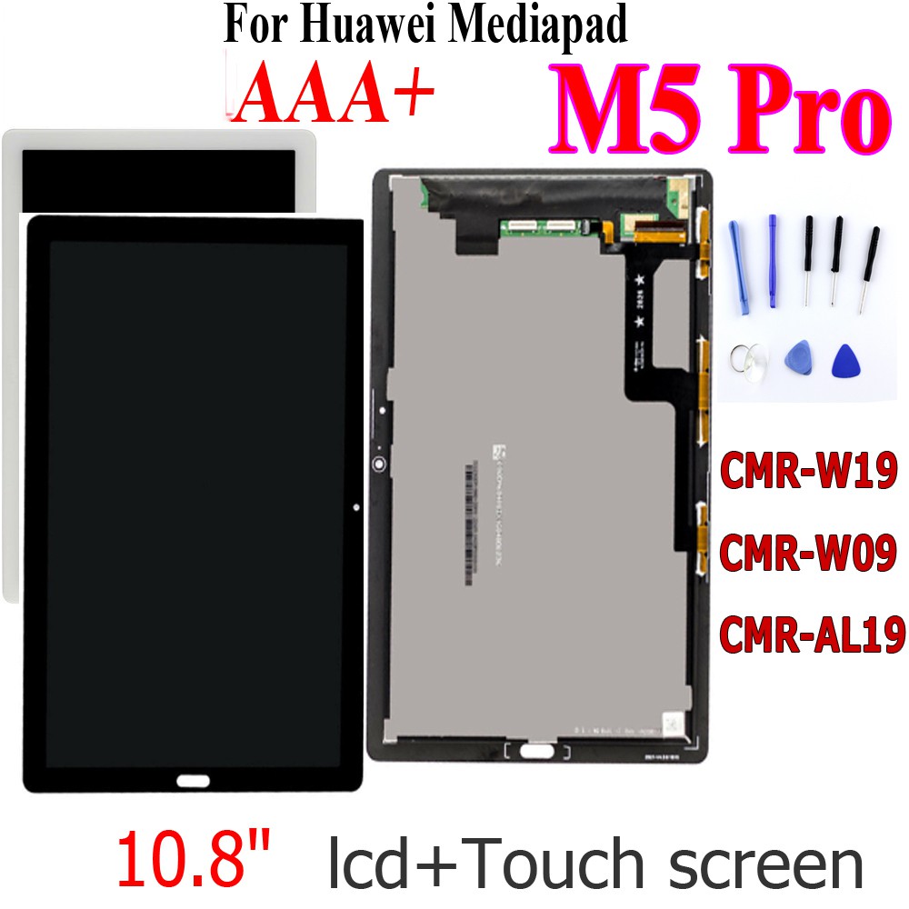 10.8 สําหรับ Huawei Mediapad M5 Pro 10.8 CMR-AL19 CMR-W19 CMR-W09 จอแสดงผล LCD Touch Screen Digitizer Assembly Replacement