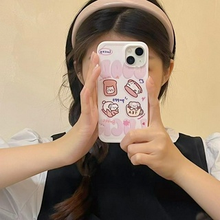 💕พร้อมส่ง💕iPhone 14 13 12 11 Pro Max เคส for เคสไอโฟน11การ์ตูน บางเบาพกพาง่าย น่ารัก ลูกแมว Case