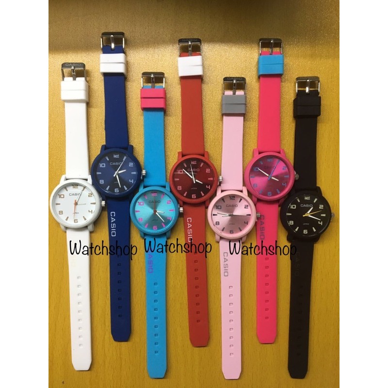 Flash sale casio ยาง มาครบสี พร้อมส่ง แถมถุงคาสิโอ้