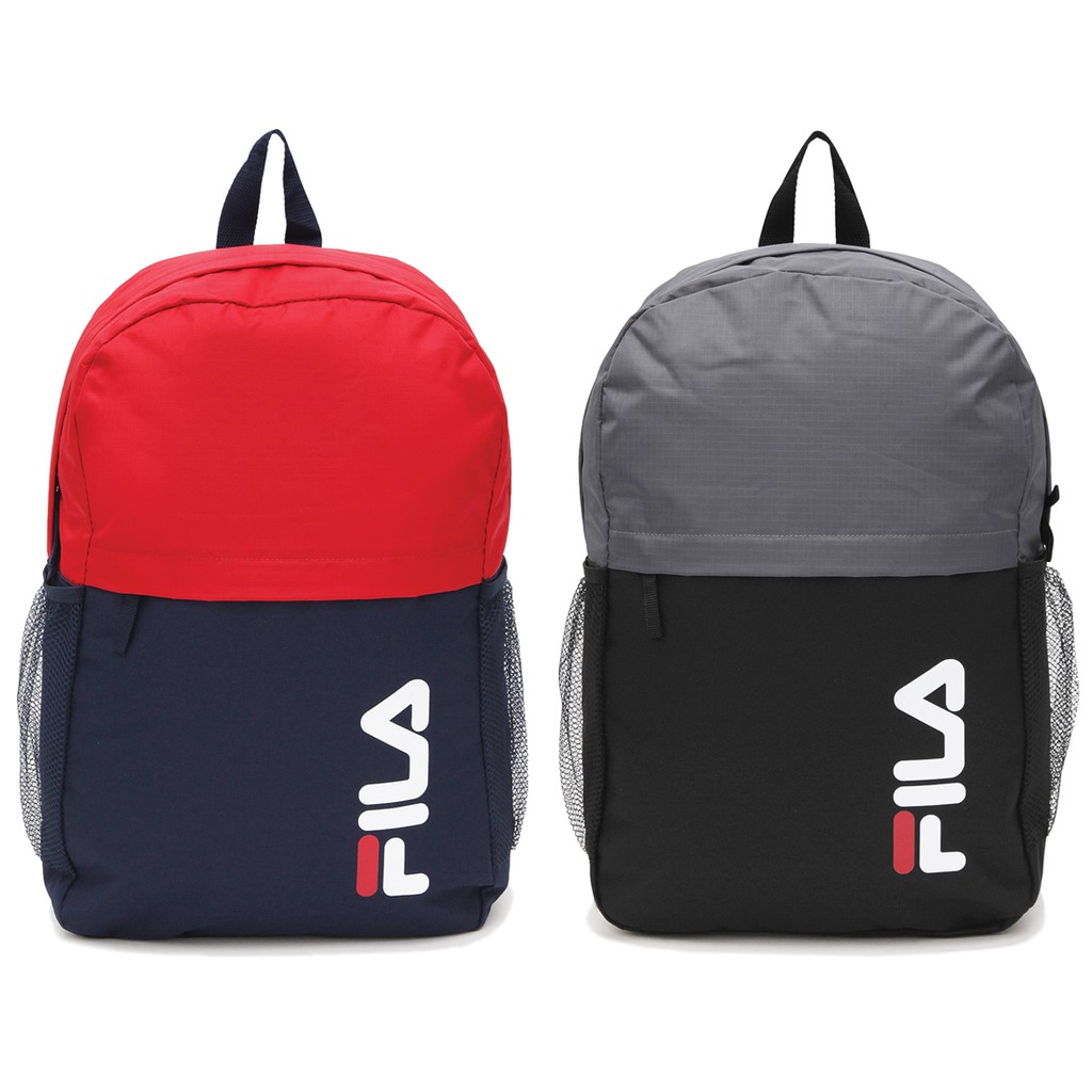 FILA Ripstop Backpack กระเป๋าเป้ สะพายหลัง ฟิล่า แท้ Shopee Thailand