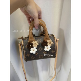 ไหม​หุ้ม​หู​กระเป๋า​ lv speedy​ nano (พรีออเดอร์)​