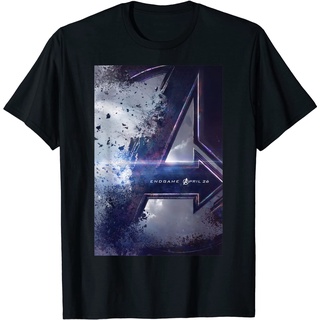 เสื้อยืดครอปเสื้อยืด พิมพ์ลายกราฟิก Marvel Avengers Endgame สําหรับผู้ใหญ่S-5XL