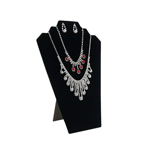 TWING : TWG096911* ดิสเพล์เก็บสร้อยคอ Black Velvet Necklace Jewelry Display