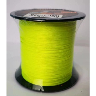 1-2 วัน (ส่งไว ราคาส่ง) KNOCKOUT สาย PE น็อคเอาท์ ถัก 4 สีเหลือง ยาว 300 เมตร【555mall】 Fishing line wire  knock out