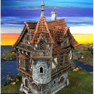 Governors Mansion บ้านสำหรับบอร์ดเกม หลายส่วนประกอบกัน สำหรับโรลเพล RPG