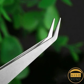 ปากคีบ คีบหนีบสแตนเลส คีมหนีบอเนกประสงค์ ปากคีบ มี 2 แบบ ปากคีบงอ ปากคีบแหลม Stainless steel tweezers