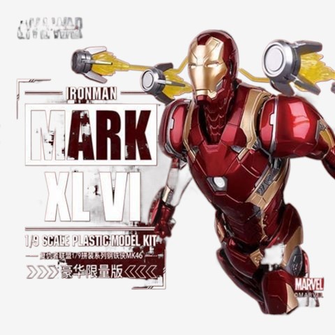 Royal Model Road Avengers 1/9 Iron Man MK46 Limited Deluxe Edition Regular Edition Assembled Model