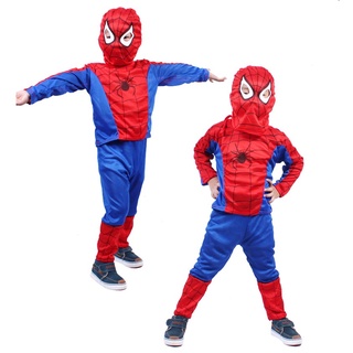 เครื่องแต่งกาย คอสเพลย์ Spiderman ของเล่นบทบาทสมมุติ สําหรับเด็กผู้ชาย และเด็กผู้หญิง