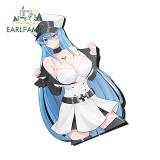 Earlfamily สติกเกอร์ไวนิล ลาย Esdeath Akame ga KILL ขนาด 13 ซม. x 9.6 ซม. สําหรับติดตกแต่งประตูรถยนต์