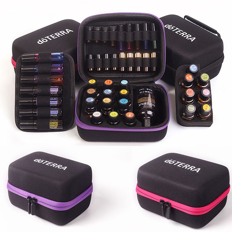 Doterra กระเป๋าเก็บขวดน้ํามันหอมระเหย ขนาดเล็ก แบบม้วนเก็บได้