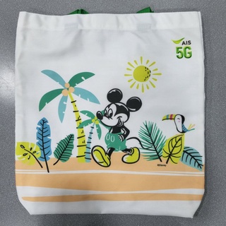 Disney Canvas Bag กระเป๋าผ้าแคนวาสลายดิสนีย์แท้มี 3 ลาย