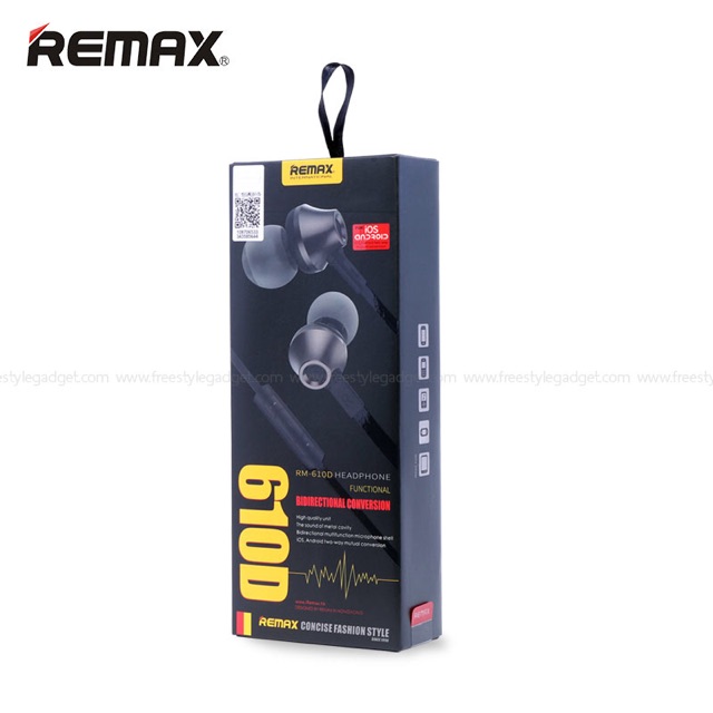 หูฟัง Remax แท้ รุ่น610D