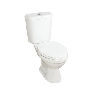 สุขภัณฑ์ 2 ชิ้น AMERICAN STANDARD 2698SCDW-WT-0 3/4.5 ลิตร สีขาว 2-PIECE TOILET 2698SCDW-WALL TILE-0 3/4.5L WHITE