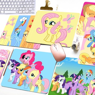 แผ่นรองเมาส์ พิมพ์ลายการ์ตูน My Little Pony น่ารัก กันลื่น สําหรับเล่นเกม