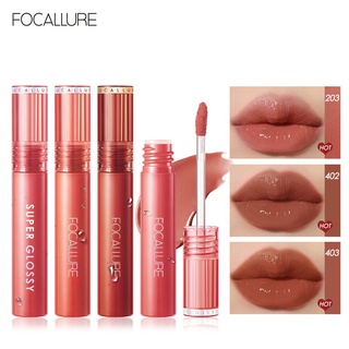 Focallure ลิปสติก ลิปกลอส เนื้อเจลลี่ใส ติดทนนาน ไม่เหนียวติด