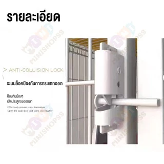【ฟรีกระบะทรายแมว】จัดส่งฟรี กรงแมวทรงเหลี่ยมหนา กงแมวกรง กรงกระต่าย กรงแมว กรงสุนัข กรงแมวมีล้อ กรงสัตว์เลี้ยง กรงแมวใหญ่