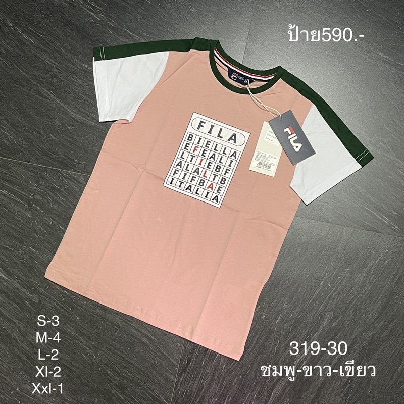 KTSGBFL5.เสื้อยืดคอกลมเด็กFilaของแท้💯ป้ายห้อย พร้อมส่ง🚚