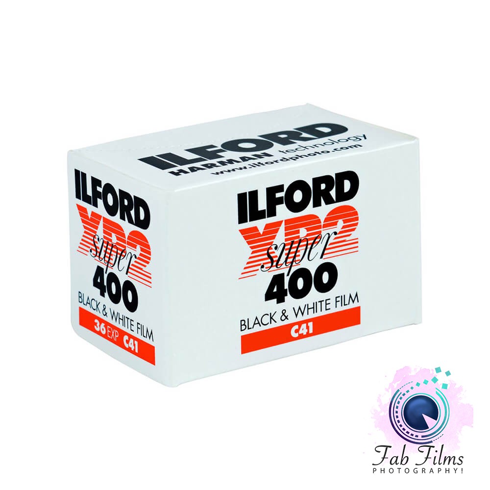 ฟิล์มขาวดำ Ilford XP2 Super 135 400 (ล้างสี C-41) แถมคูปองส่วนลดค่าล้างฟิล์ม