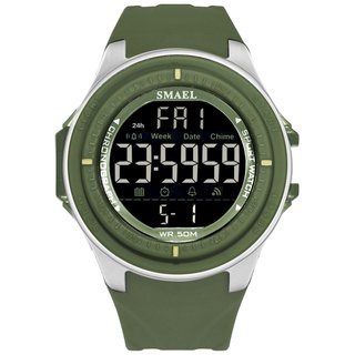 LED Digital Wristwatches Luxury Brand SMAEL Men Clock Automatic Sport Watches Alarm Reloje Hombre 1380 Army Watch Waterp