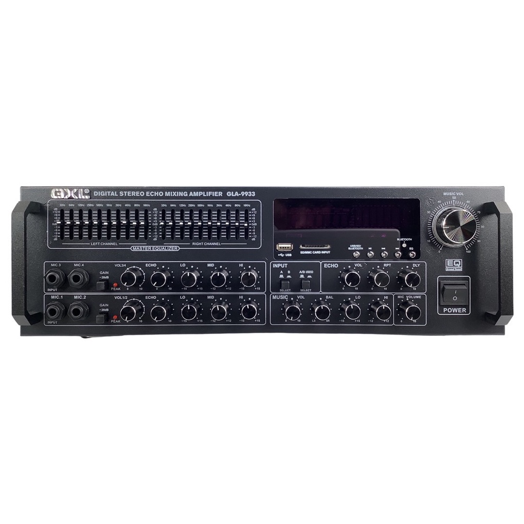 ฟรีค่าส่ง GXL GLA9933 แอมป์คาราโอเกะ แอมป์ขยายเสียง  มี USB บูลทูธ (สินค้าใหม่ ประกันศูนย์ไทย)