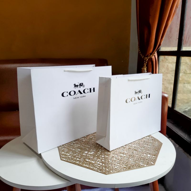 Paperbag Coach Medium & Large Shopping Bag ถุงกระดาษแบรนด์