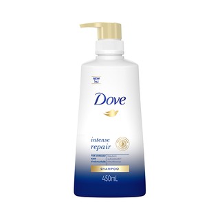 🔥The Best!! โดฟ แชมพู อินเทนซ์ รีแพร์ 450 มล. Dove Intense Repair Shampoo 450 ml