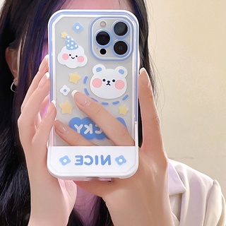 เคสโทรศัพท์มือถือ ซิลิโคน tpu พร้อมที่ตั้งวาง สําหรับ Iphone 13Promax 11 12678p