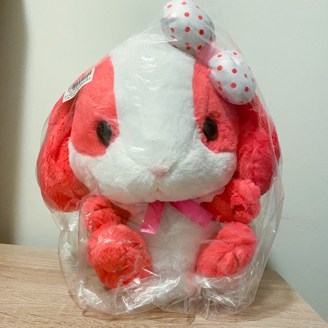 ตุ๊กตากระต่าย Amuse Pote Usa Loppy-Strawberry Feeling Jumbo
