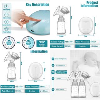 เครื่องปั๊มนมคู่ไฟฟ้า intelligent rh228 automatic double breast pump รุ่นขายดี
