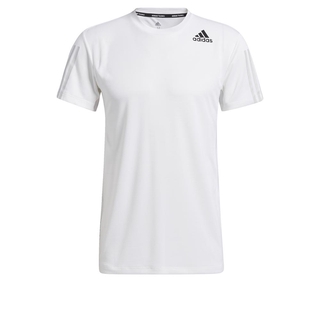 adidas TRAINING เสื้อยืด HEAT.RDY 3-Stripes ผู้ชาย สีขาว GP7656