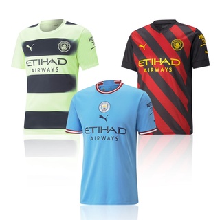 เสื้อกีฬาแขนสั้น ลายทีมชาติฟุตบอล Fans Issues -22 23 M- City jersey ชุดเหย้า สําหรับผู้ชาย