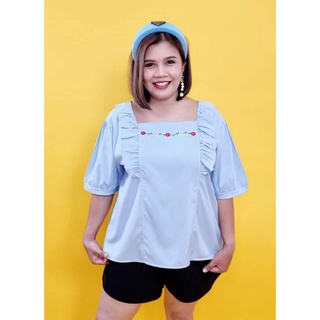 เสื้อ​สาว​อวบ​สีฟ้า​ อก48​ (151)