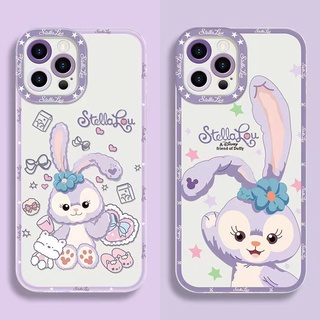 เคสโทรศัพท์มือถือนิ่ม ป้องกันเลนส์ ลายกระต่ายน่ารัก สีม่วง สําหรับ VIVO V23E V23 V21E V21 4G 5G V20 V15 S1 Z1 X50 X60 Pro V9 Youth Y53S Y51 Y51A Y31 2021 Y33S Y21S Y21 Y52 Y72 5G