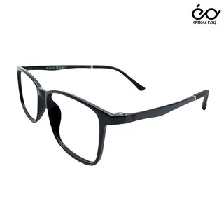 Optical Plus แว่นสายตาสั้น Glasses เลนส์Blue filter กรองแสงสีฟ้า ขาTR90งอได้ไม่หัก แถมซองผ้าใส่แว่นตา 602