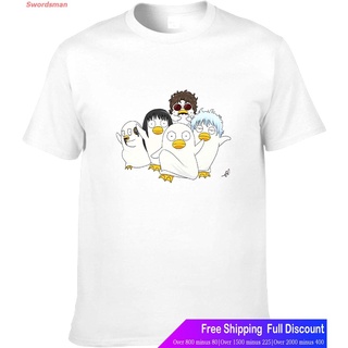 Swordsman เสื้อยืดยอดนิยม WOWCAT Gintama T-Shirt For Mens Short sleeve T-shirts