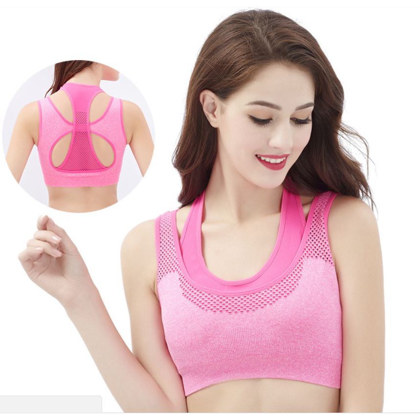 SP 1 * Sports bra ผ้าเนื้อดี กระชับ มีฟองน้ำ มีช่องถอดได้ ส่งไวทันที จากไทย