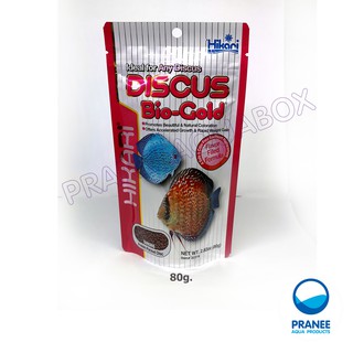 Hikari Discus Bio-Gold อาหารสำหรับปลาปอมปาดัวร์ (80 g.)