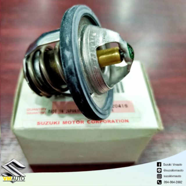วาล์วน้ำ (82C) THERMOSTAT,82 DEG SUZUKI CARRY/APV (17670-76A02-000) ราคา ถูกที่สุด ดีลบีเคเค แกลเลอรีภาพที่ 2