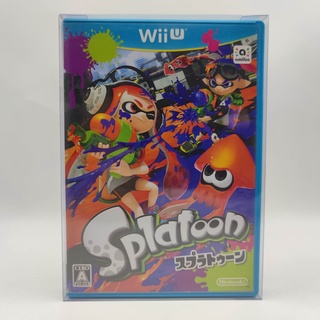 Splatoon แผ่นแท้ Nintendo Wii U แผ่นมีรอยนิดหน่อย เล่นได้ มีกล่องใสสวมกันรอย เก็บสะสมให้ด้วย