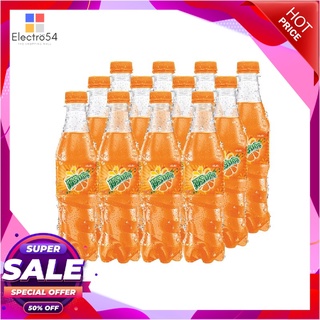 มิรินด้า น้ำอัดลม กลิ่นส้ม 345 มล. แพ็ค 12 ขวดน้ำอัดลมและน้ำหวานMirinda Soft Drink Orange 345 ml x 12 Bottles