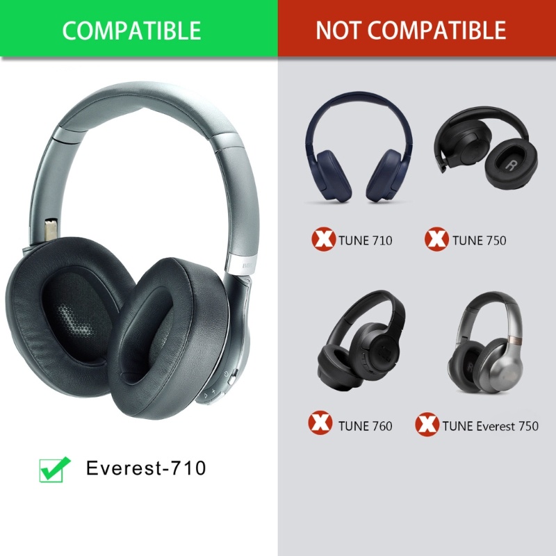 WU Buckle Earpads สบายแผ่นรองหูฟังสําหรับ JBL สําหรับ Everest Everest710