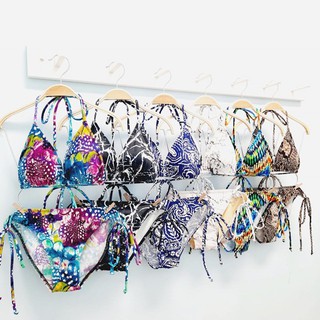 บิกินีสายสปาเกตตี Graphic Style bikini ลายกราฟิก มี 6 ลาย