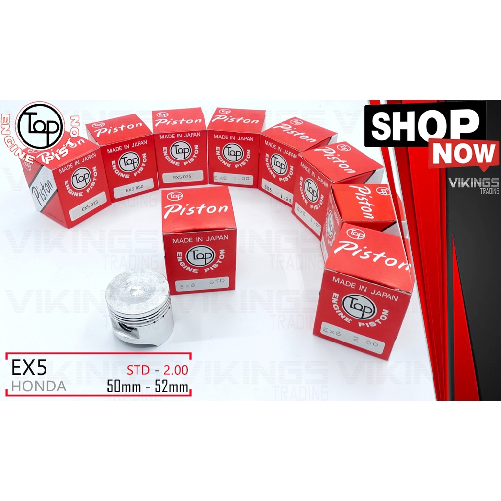 HIGH PERFOMANCE RACING TOP PISTON EX5 GN5 HONDA JAPAN TOP PISTON คุณภาพสูง PISTON!!