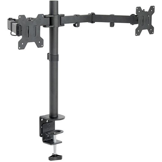 VIVO : VIVV002* อุปกรณ์ยึดจอภาพ Dual LCD LED Monitor Desk Mount Stand