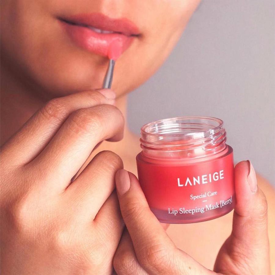 รุ่นใหม่ค่ะ ลิปสลีปปิ้งมาร์ส Laneige Lip Sleeping Mask EX [Berry] สี