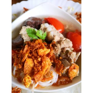 น้ำพริกน้ำย้อยหมูกรอบ ขนาด 120 กรัม by หมูหวาน น้ำพริกน้ำย้อย
