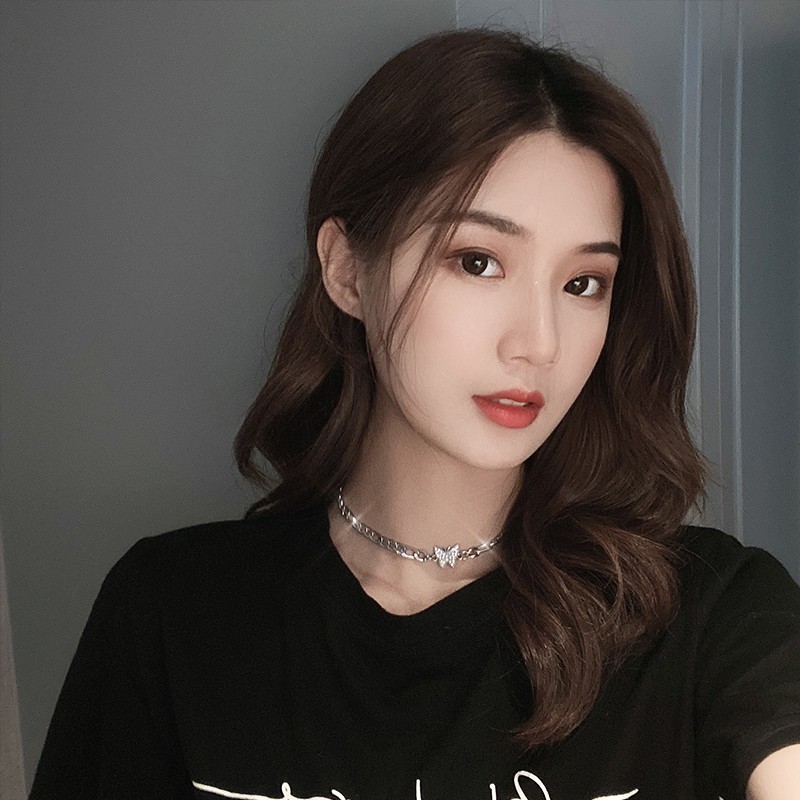 เครื่องประดับหรูหราสร้อยคอผู้หญิงรูปผีเสื้อ