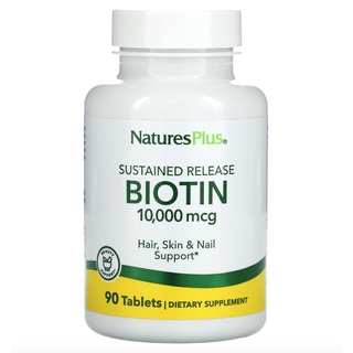 Natures Plus, Biotin Sustained Release 90 Tablets